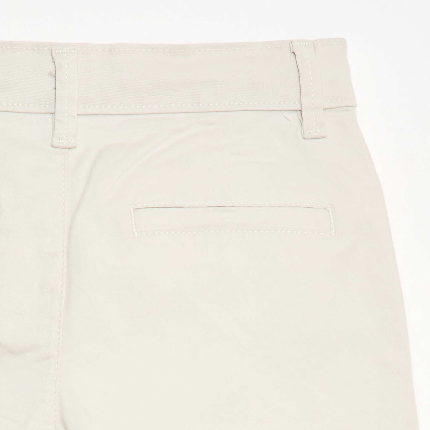 Bermuda chino de twill BLANCO