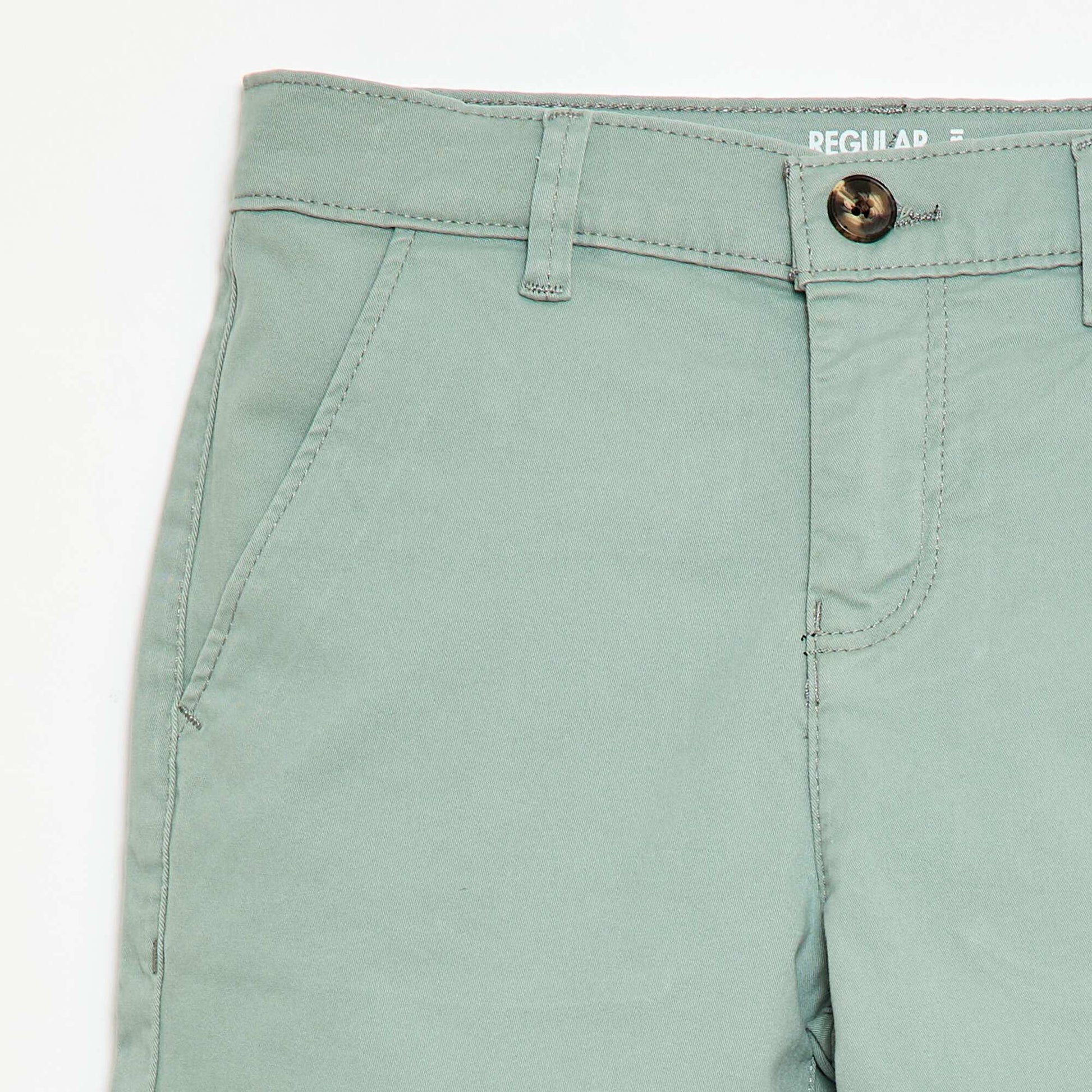 Bermuda chino de twill AZUL