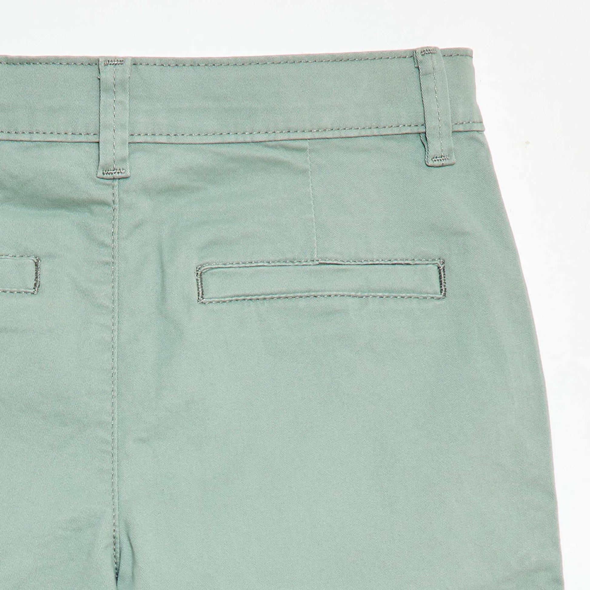 Bermuda chino de twill AZUL