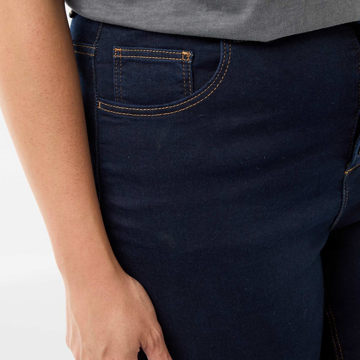 Pantalón skinny de tiro muy alto - L30 AZUL