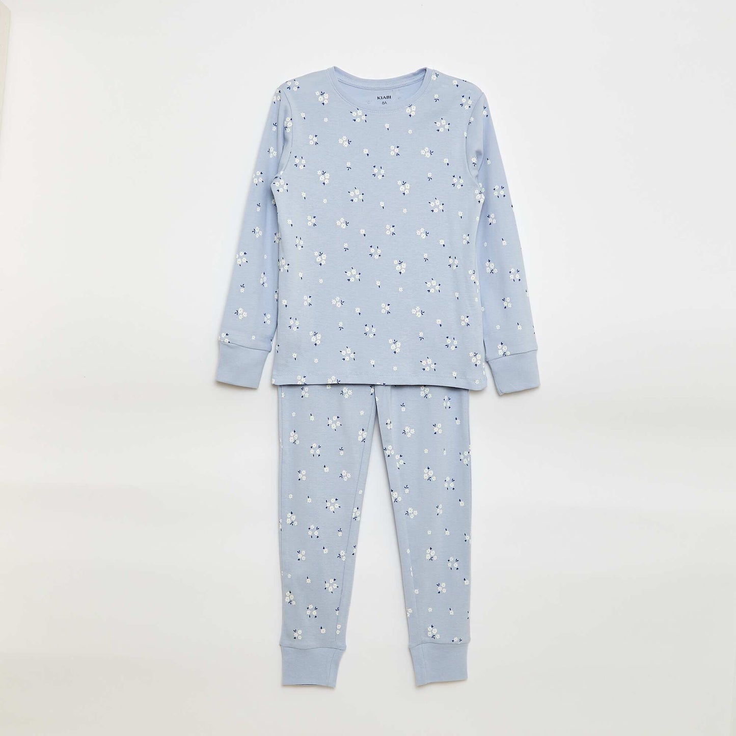 Conjunto de pijama estampado camiseta + pantalón - 2 piezas AZUL