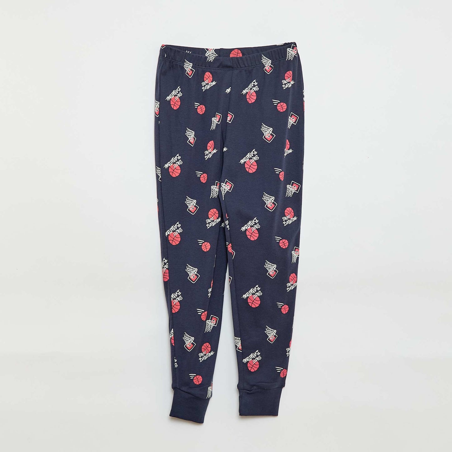 Conjunto de pijama largo estampado - 2 piezas AZUL