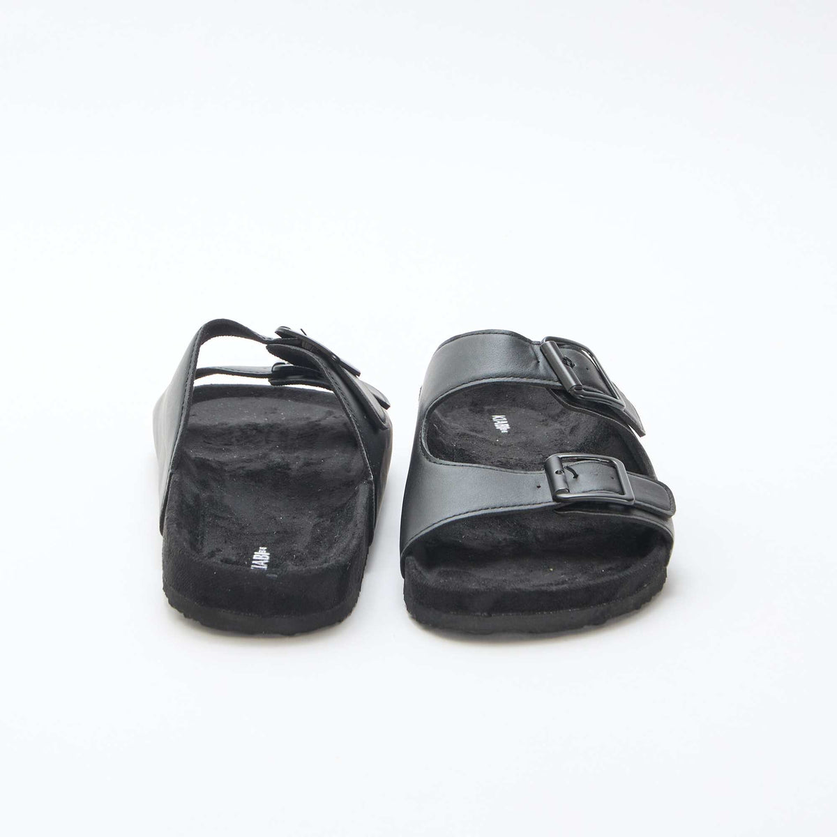 Sandalias de doble tira NEGRO