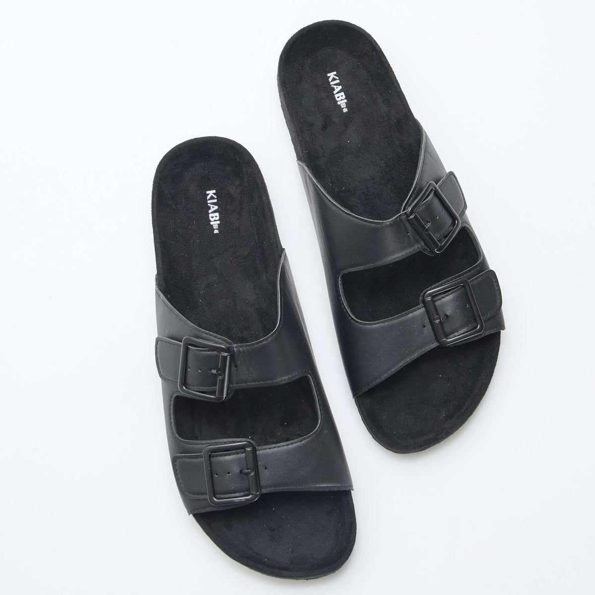 Sandalias de doble tira NEGRO