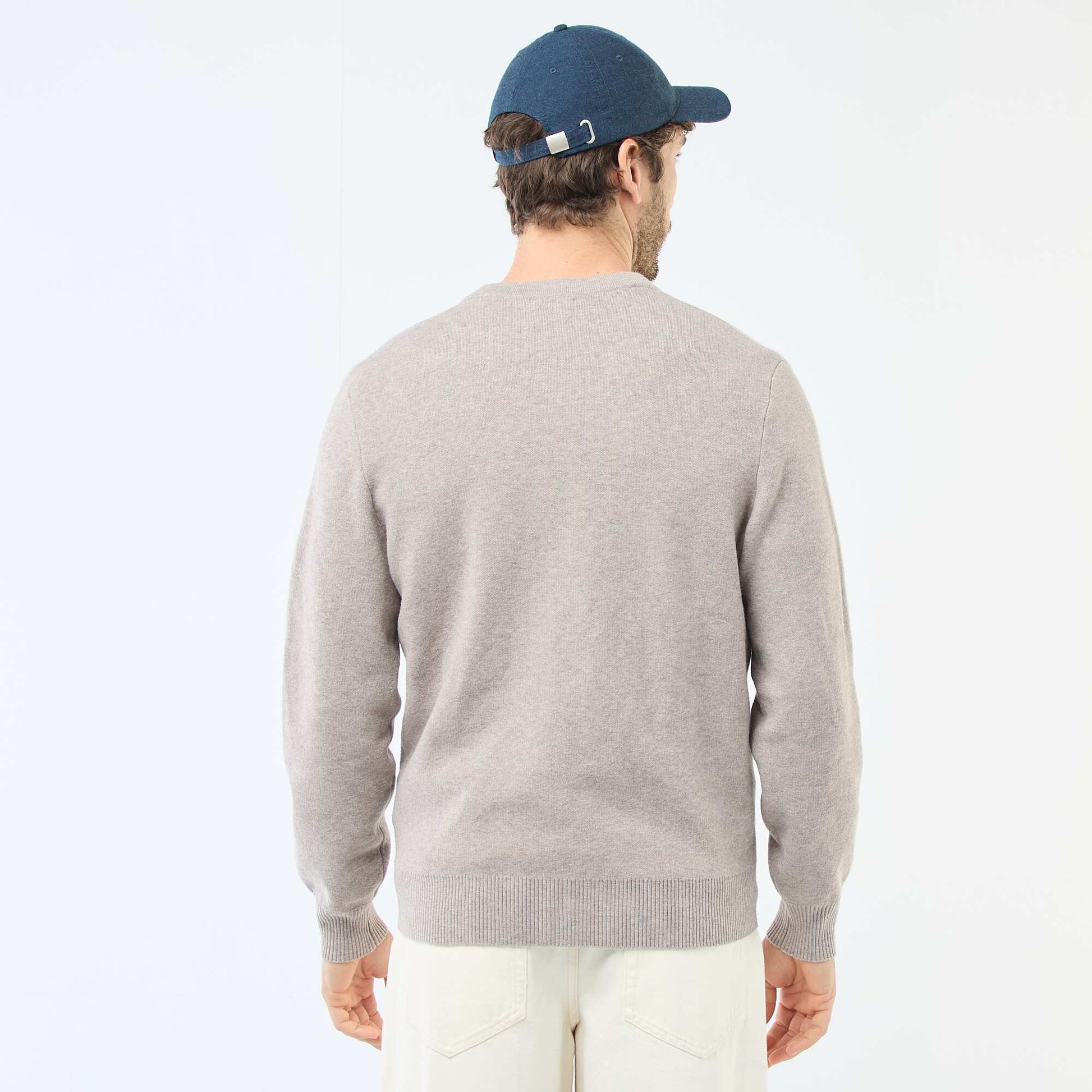 Cárdigan liso BEIGE