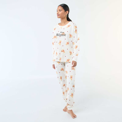 Pijama de 2 piezas con estampado 'Winnie' BLANCO