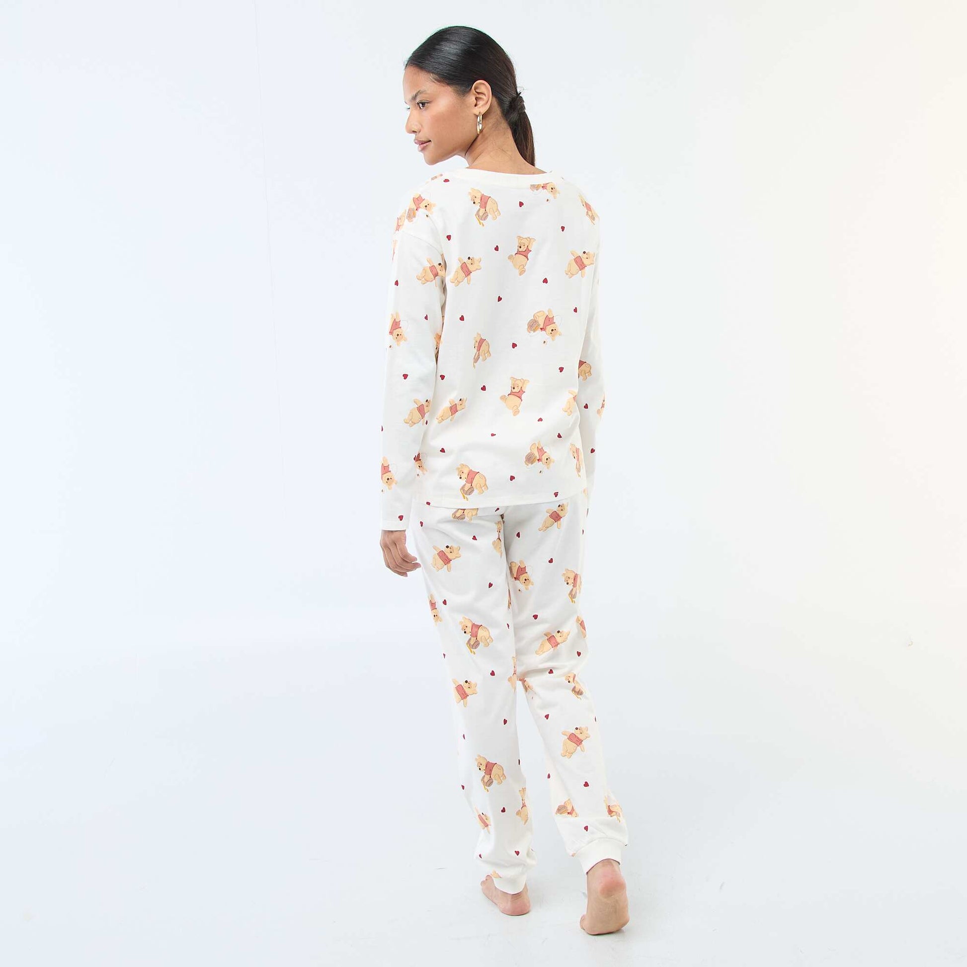 Pijama de 2 piezas con estampado 'Winnie' BLANCO