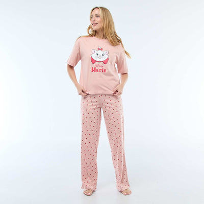 Pijama de 2 piezas con estampado 'Marie' ROSA