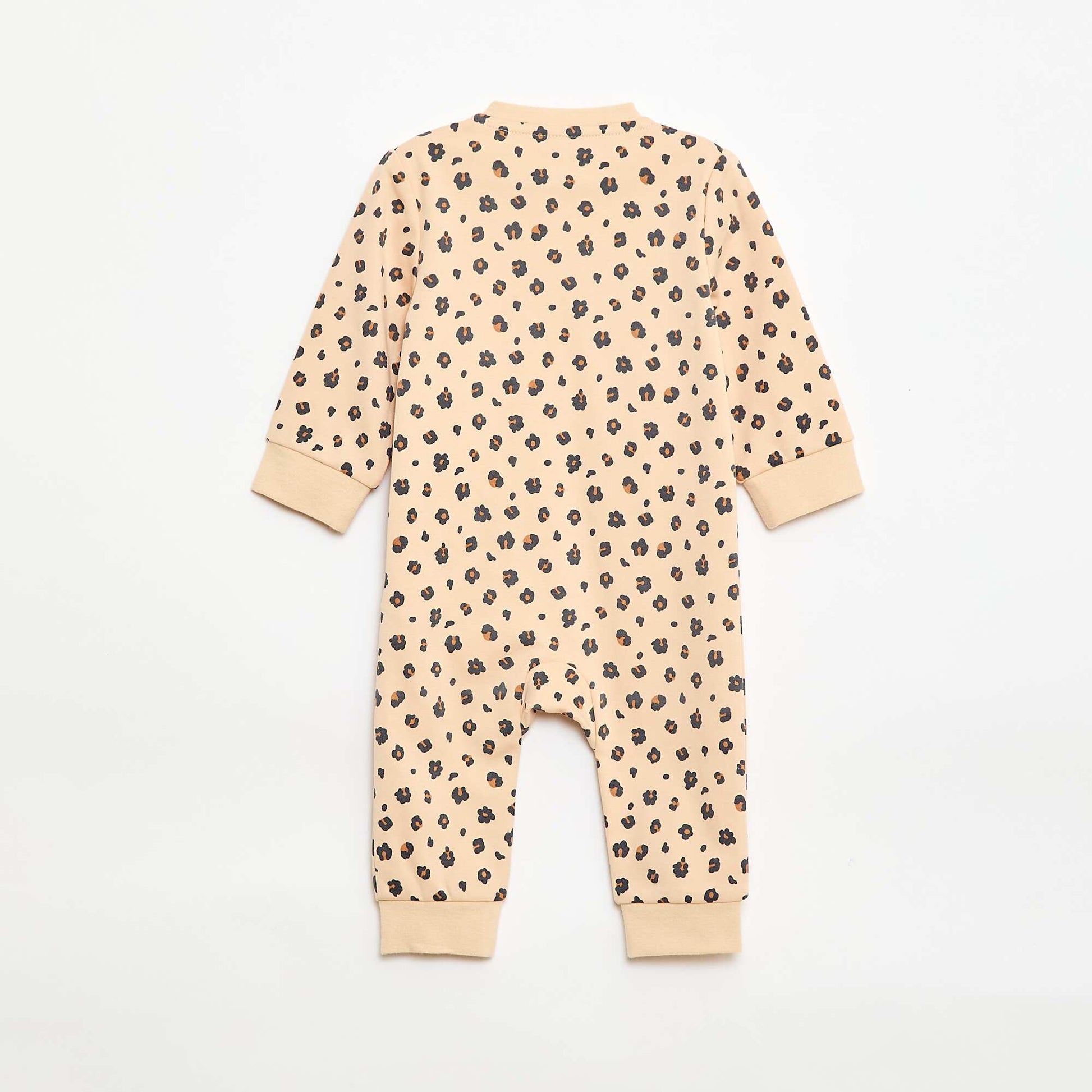 Conjunto pijama + chaleco acolchado MARRON