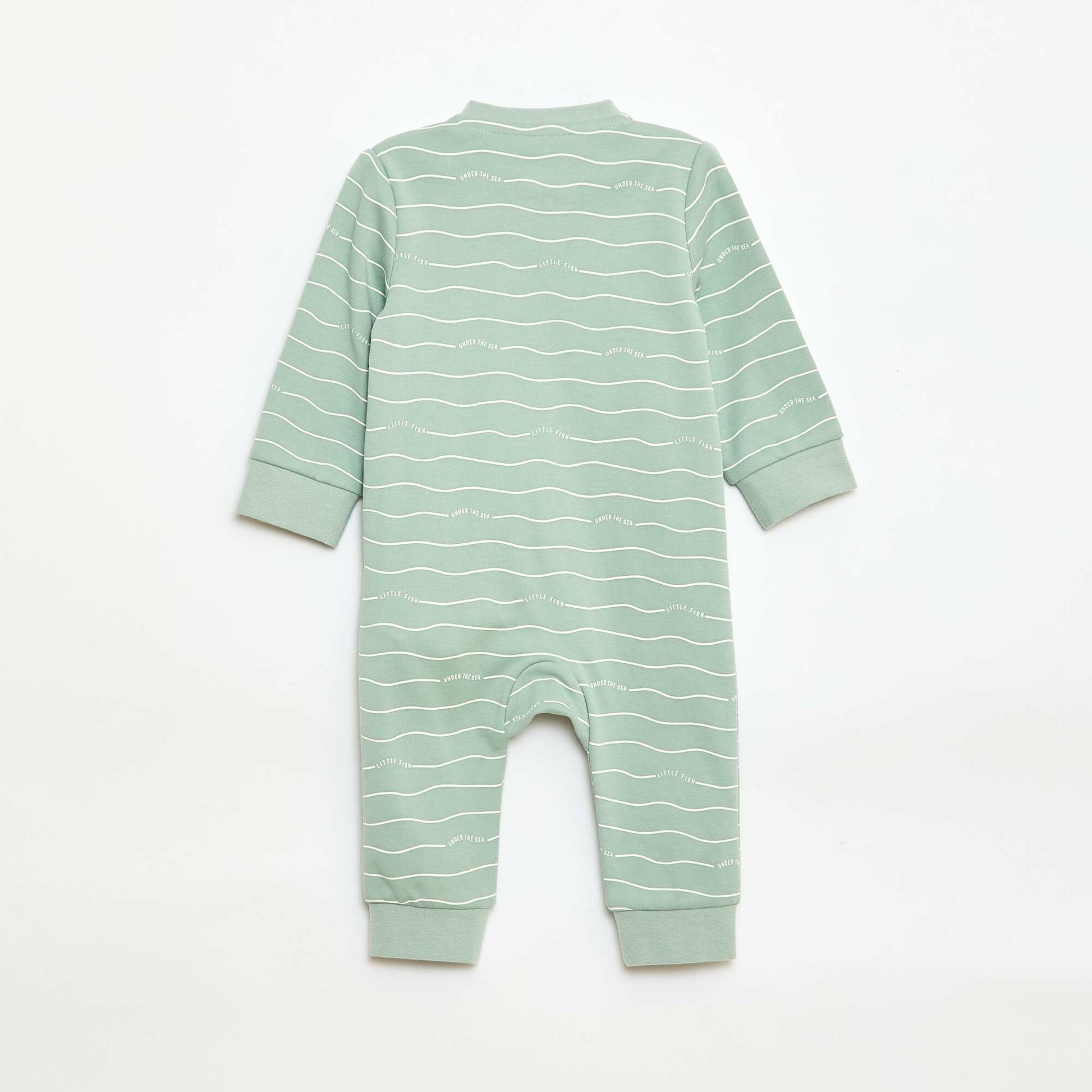 Conjunto pijama + chaleco acolchado VERDE