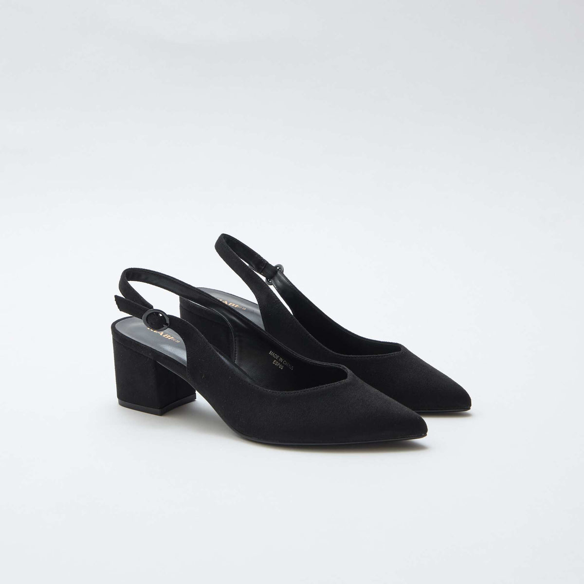 Zapatos de tacón con punta NEGRO
