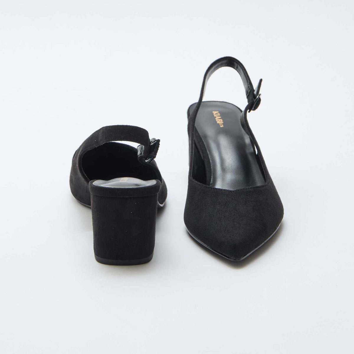 Zapatos de tacón con punta NEGRO