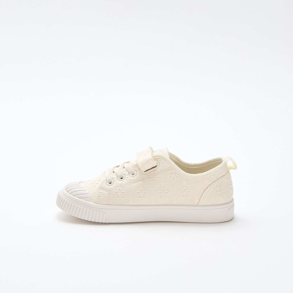 Zapatillas de lona con estampado de damas BEIGE