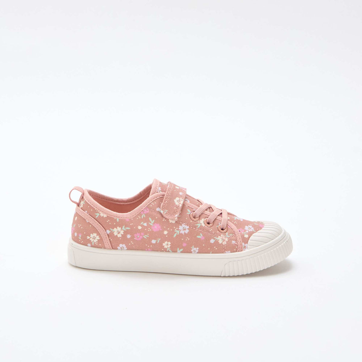 Zapatillas de lona con estampado de damas ROSA