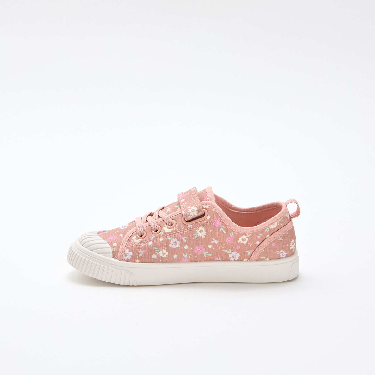 Zapatillas de lona con estampado de damas ROSA