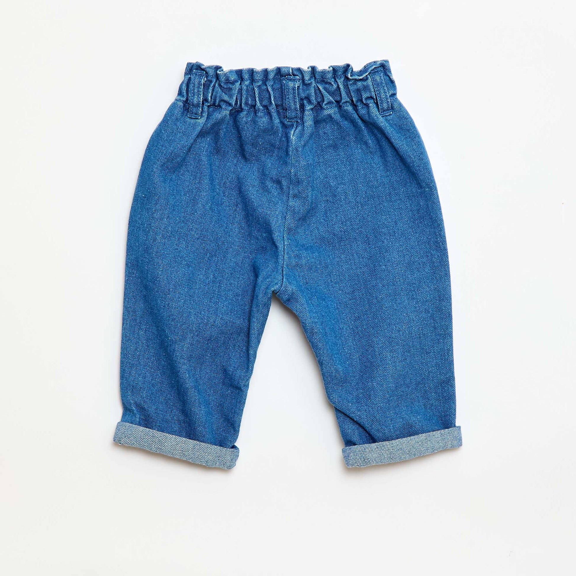 Pantalón jean con bolsillos originales BLANCO