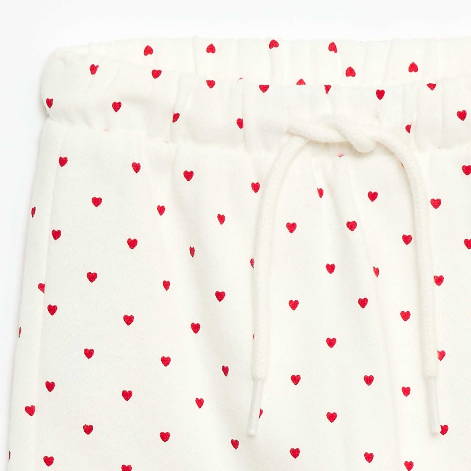 Pantalón de chándal con estampado BLANCO