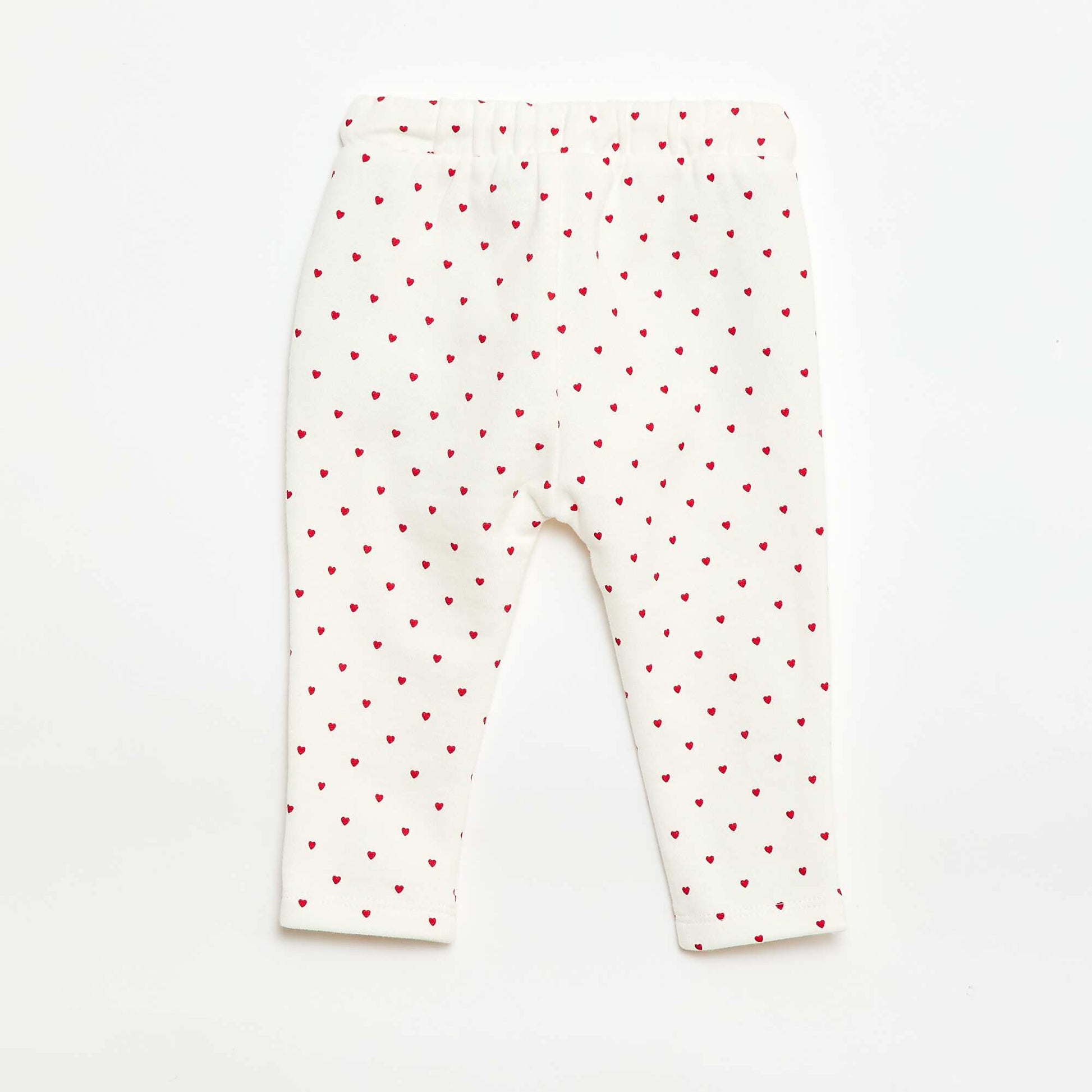 Pantalón de chándal con estampado BLANCO