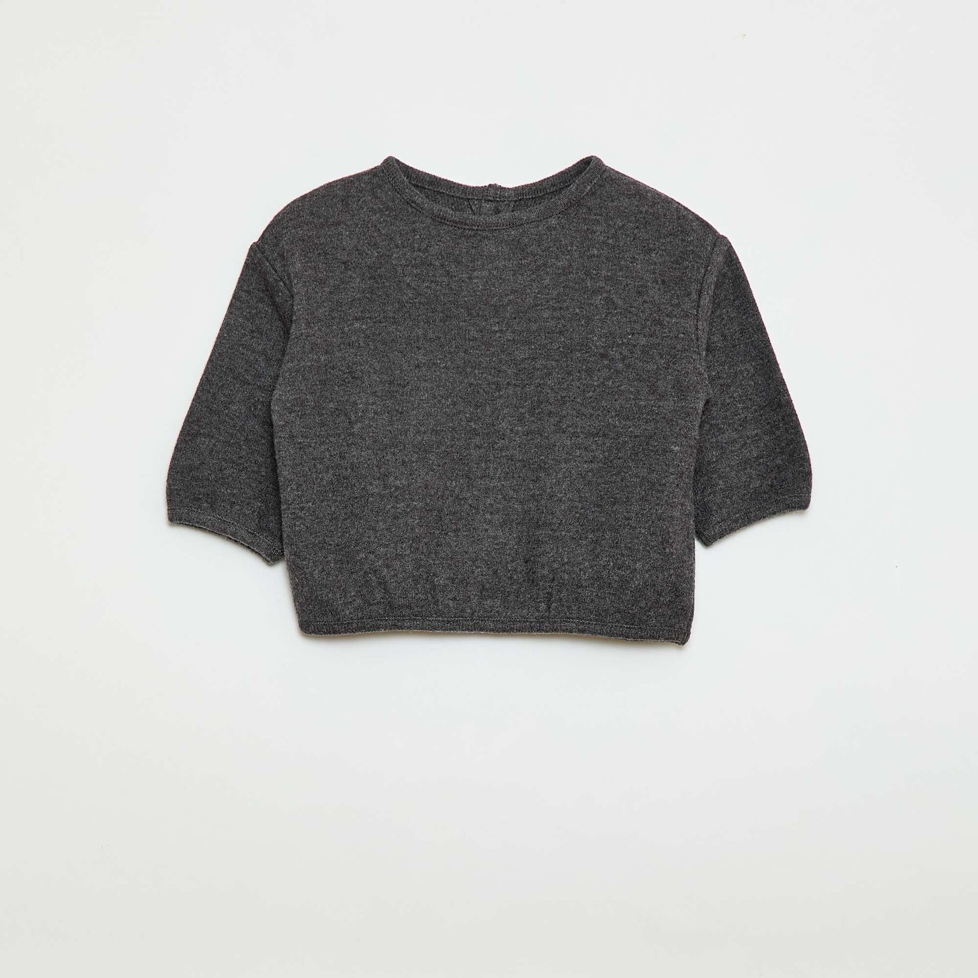 Pack de jerséis de punto suave con cuello abotonado GRIS