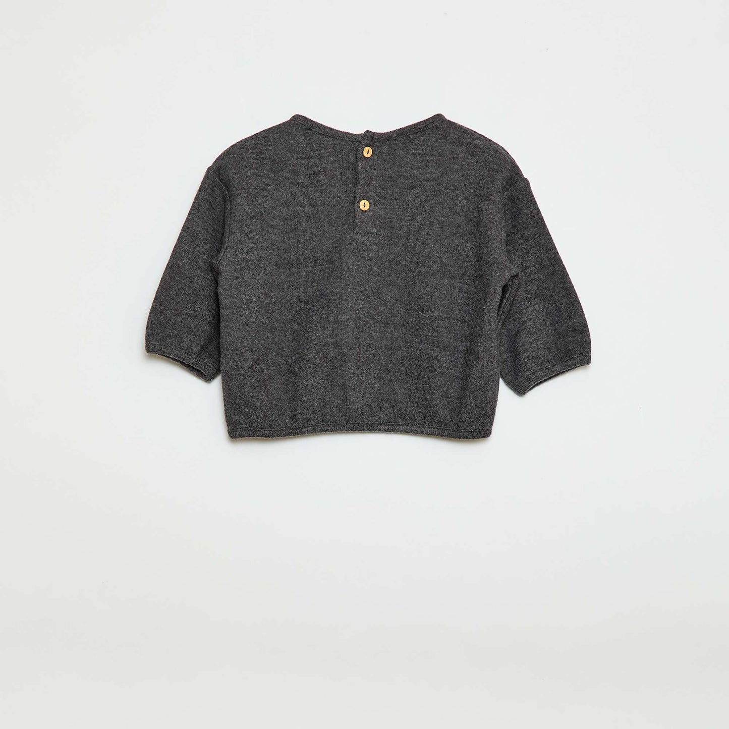 Pack de jerséis de punto suave con cuello abotonado GRIS