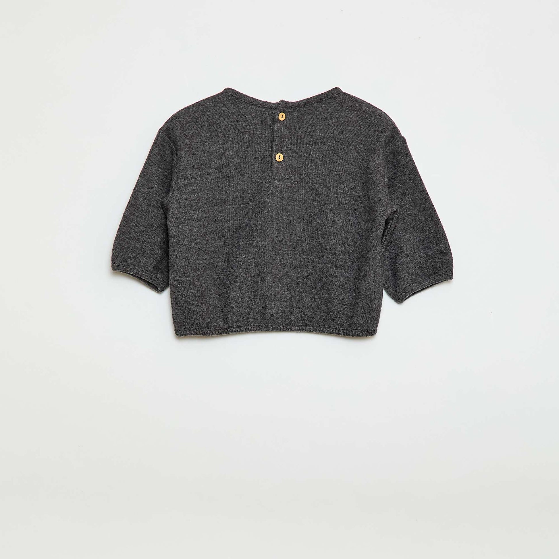 Pack de jerséis de punto suave con cuello abotonado GRIS