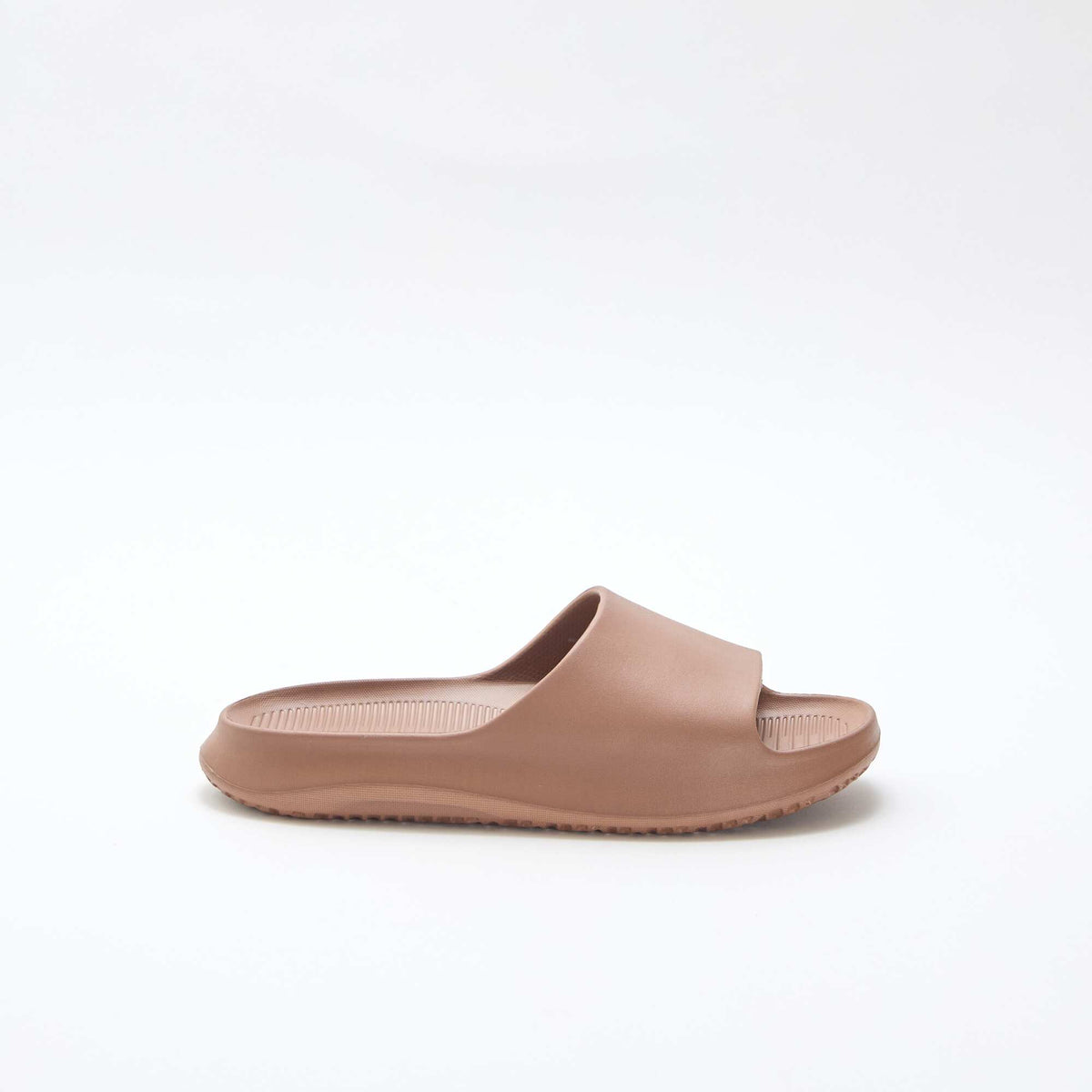 Chanclas de piscina con plataforma MARRON