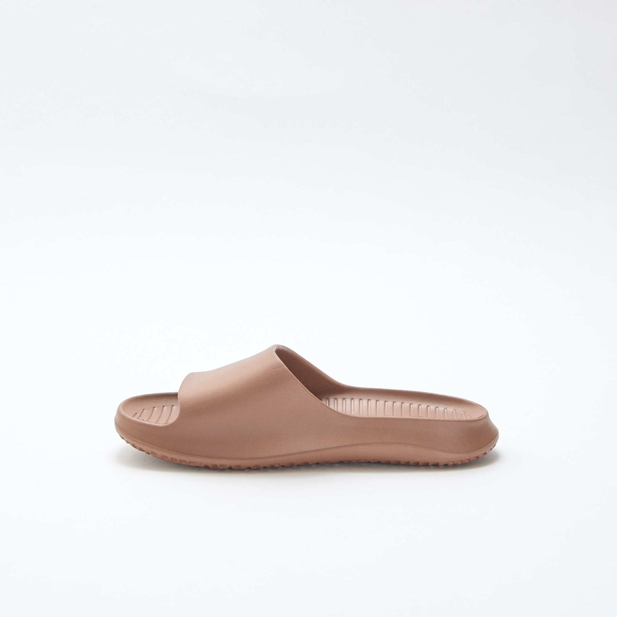 Chanclas de piscina con plataforma MARRON