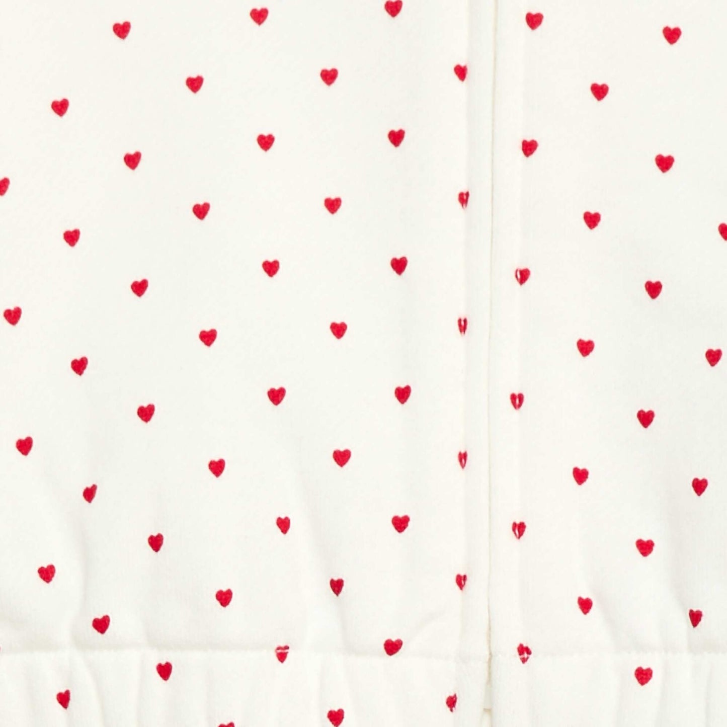 Buzo con capucha estampada BLANCO
