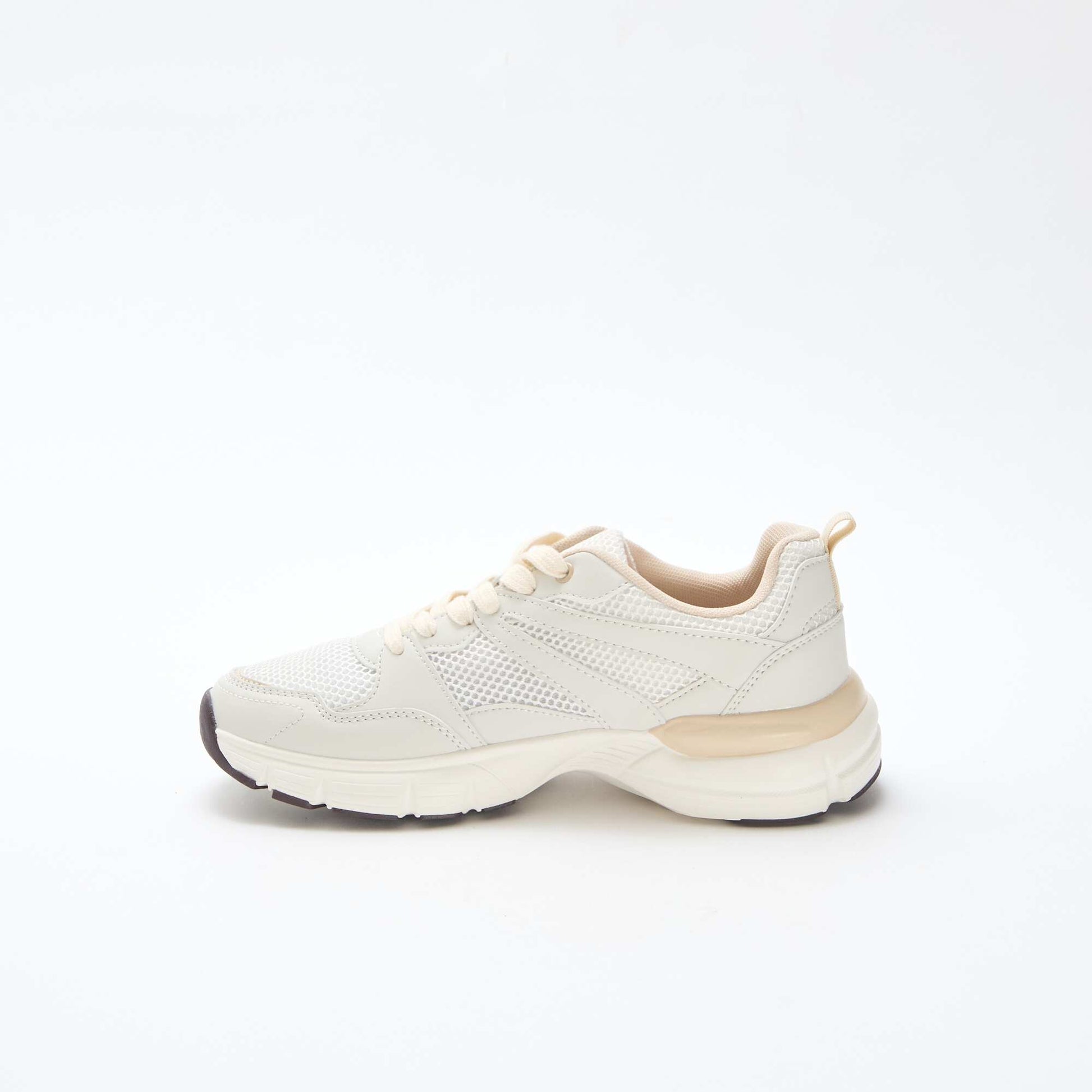 Zapatillas bajas estilo running BEIGE