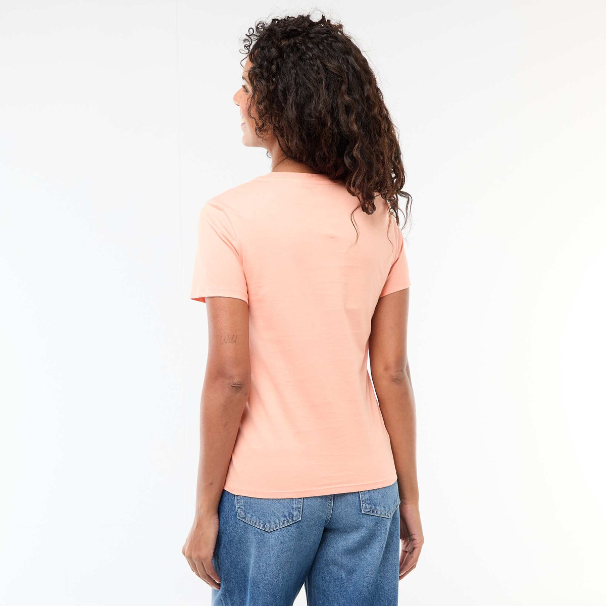 Camiseta de punto de manga corta ROSA