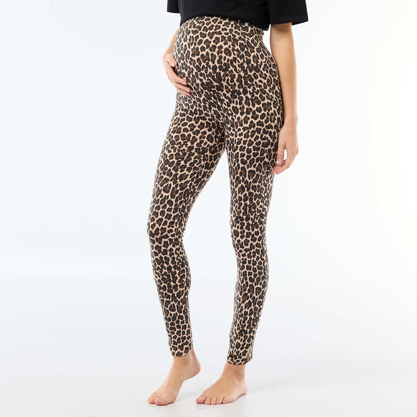 Legging de maternidad estampado BEIGE