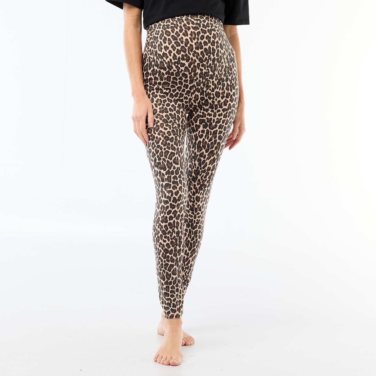 Legging de maternidad estampado BEIGE