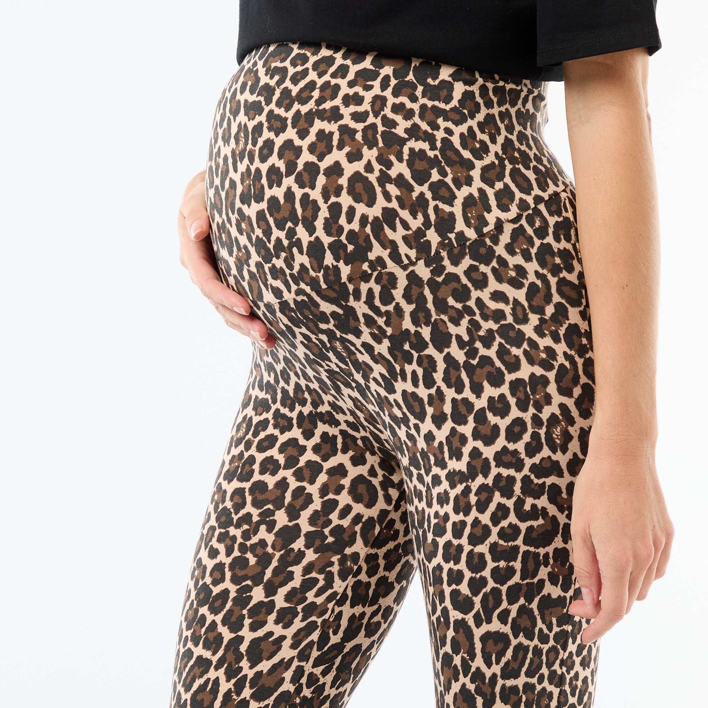 Legging de maternidad estampado BEIGE