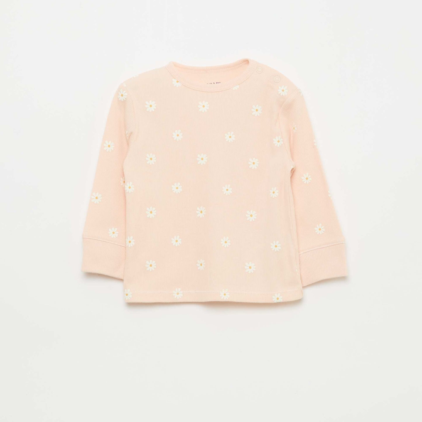 Conjunto de pijama de algodón de canalé - 2 piezas ROSA