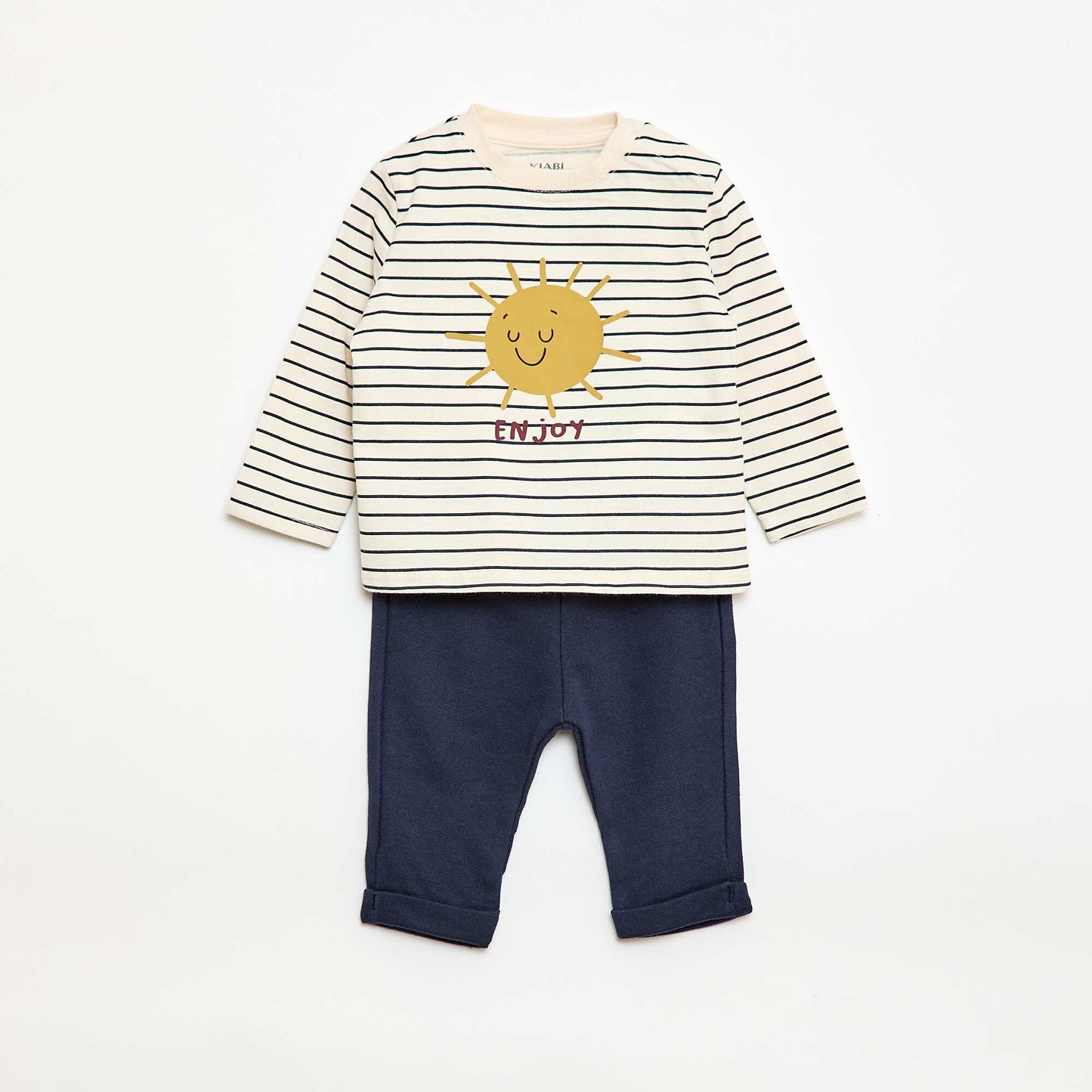 Conjunto camiseta + pantalón - 2 piezas BLANCO