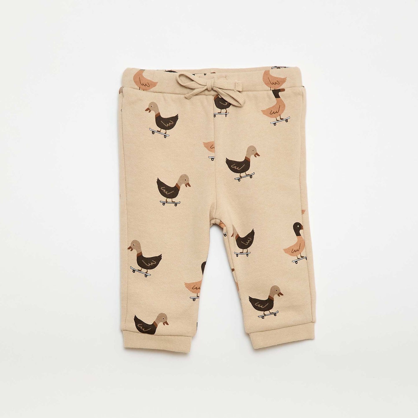 Conjunto buzo + pantalón de chándal con estampado fantasía - 2 piezas BEIGE