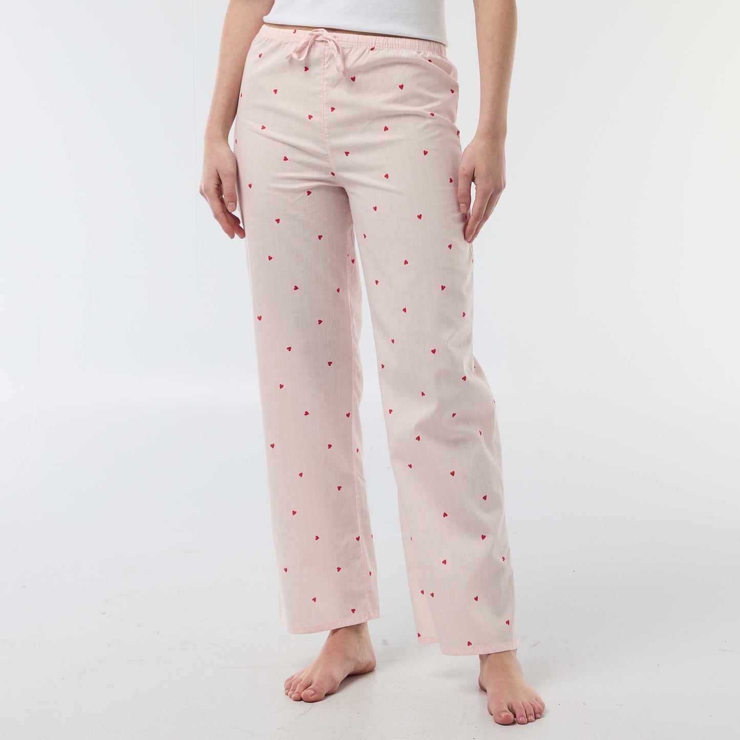 Pantalón de pijama de popelina ROSA