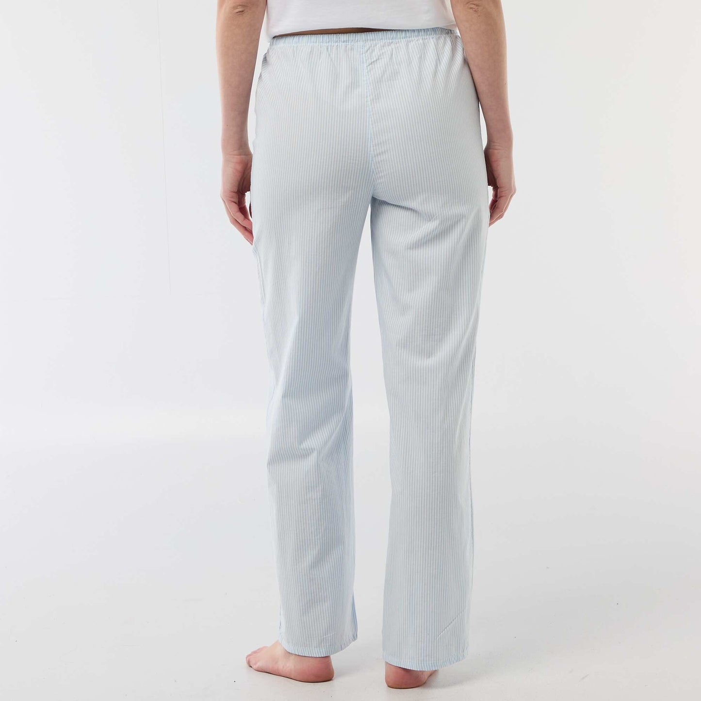 Pantalón de pijama de popelina AZUL