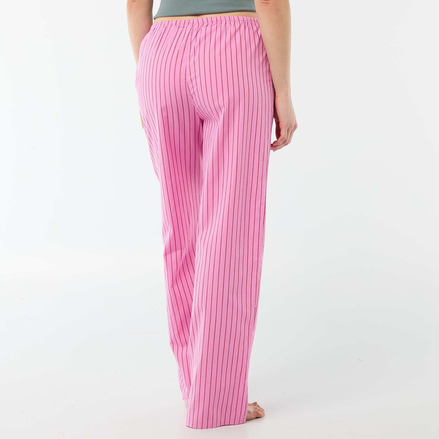 Pantalón de pijama de popelina ROSA