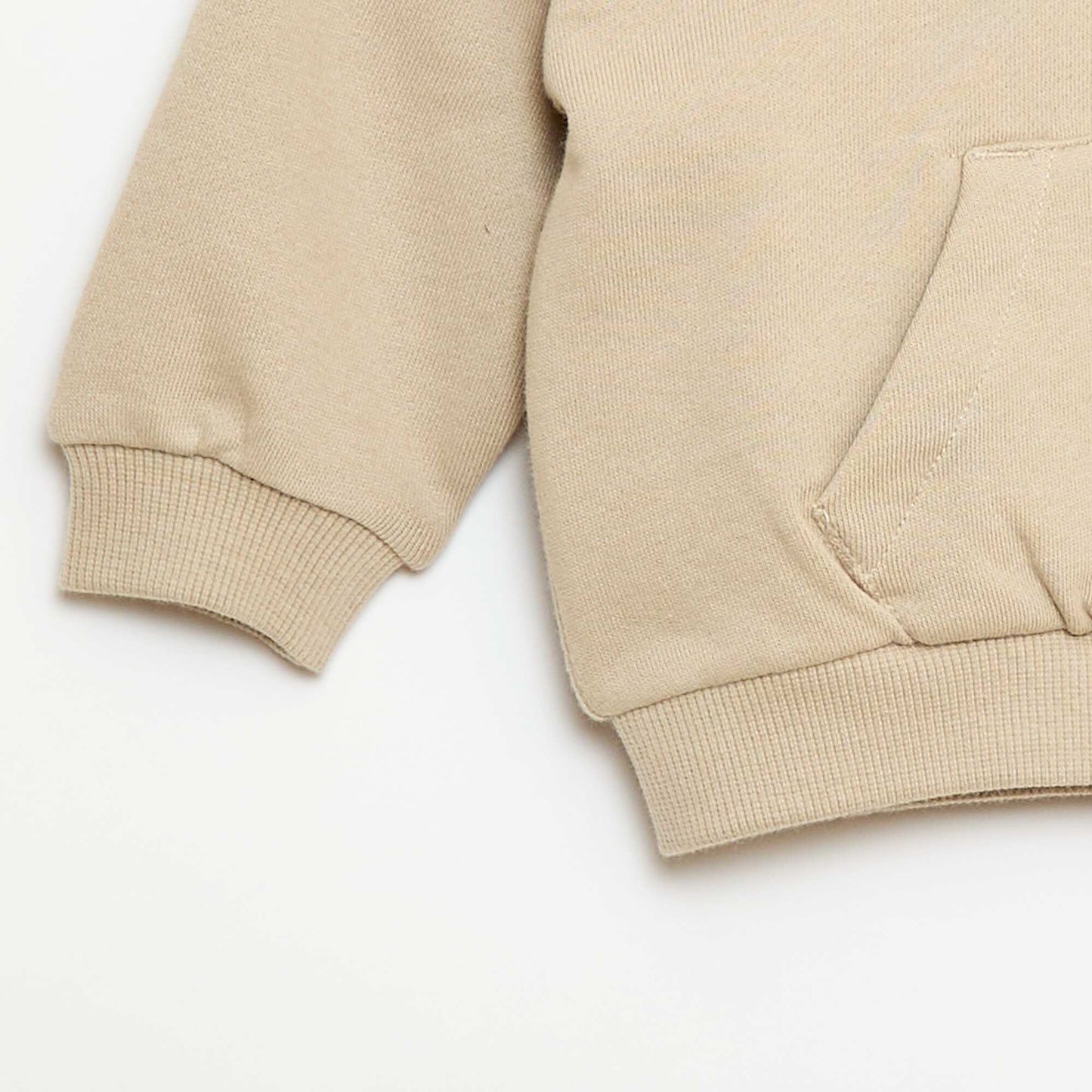 Conjunto buzo con capucha + pantalón de chándal monocromo - 2 piezas BEIGE