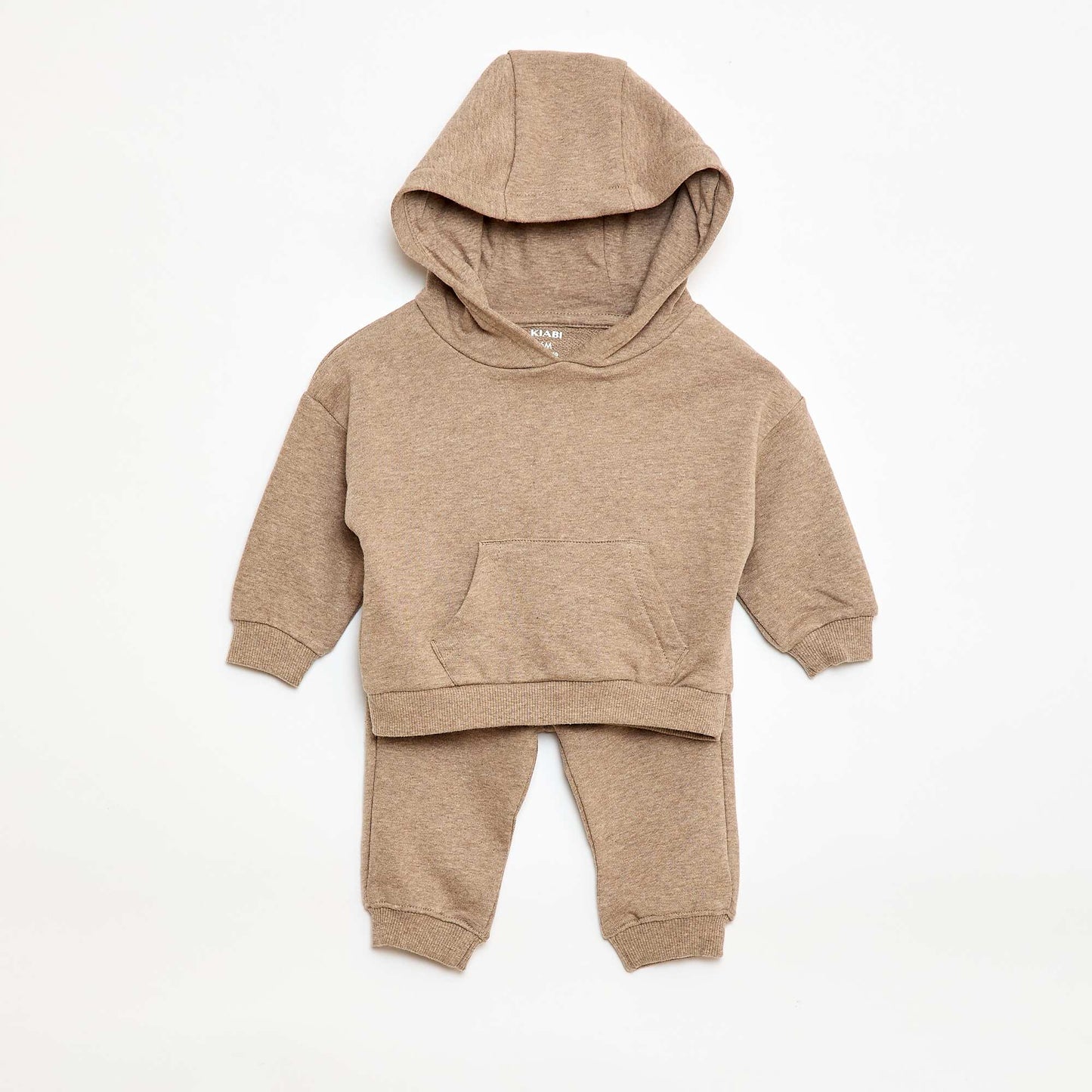 Conjunto buzo con capucha + pantalón de chándal monocromo - 2 piezas BEIGE