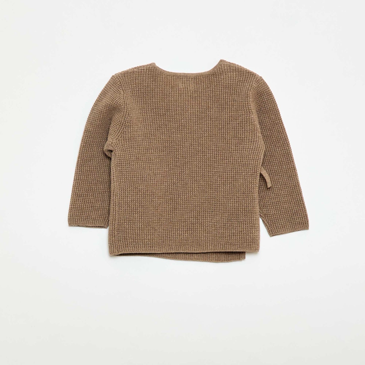 Conjunto chaleco cruzado + leggings de punto - 2 piezas BEIGE