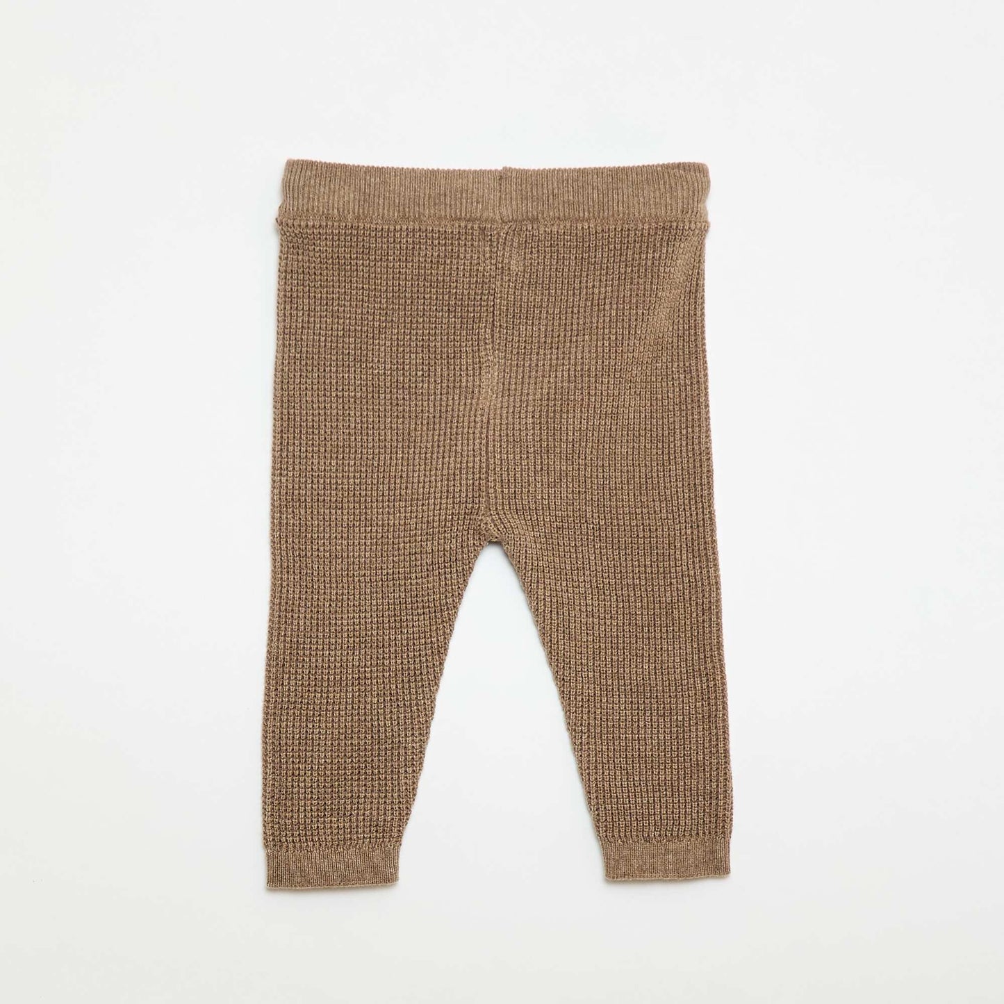 Conjunto chaleco cruzado + leggings de punto - 2 piezas BEIGE