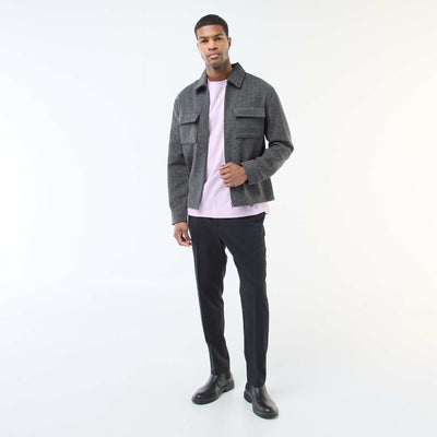 Pantalón estilo 'jogger' liso NEGRO