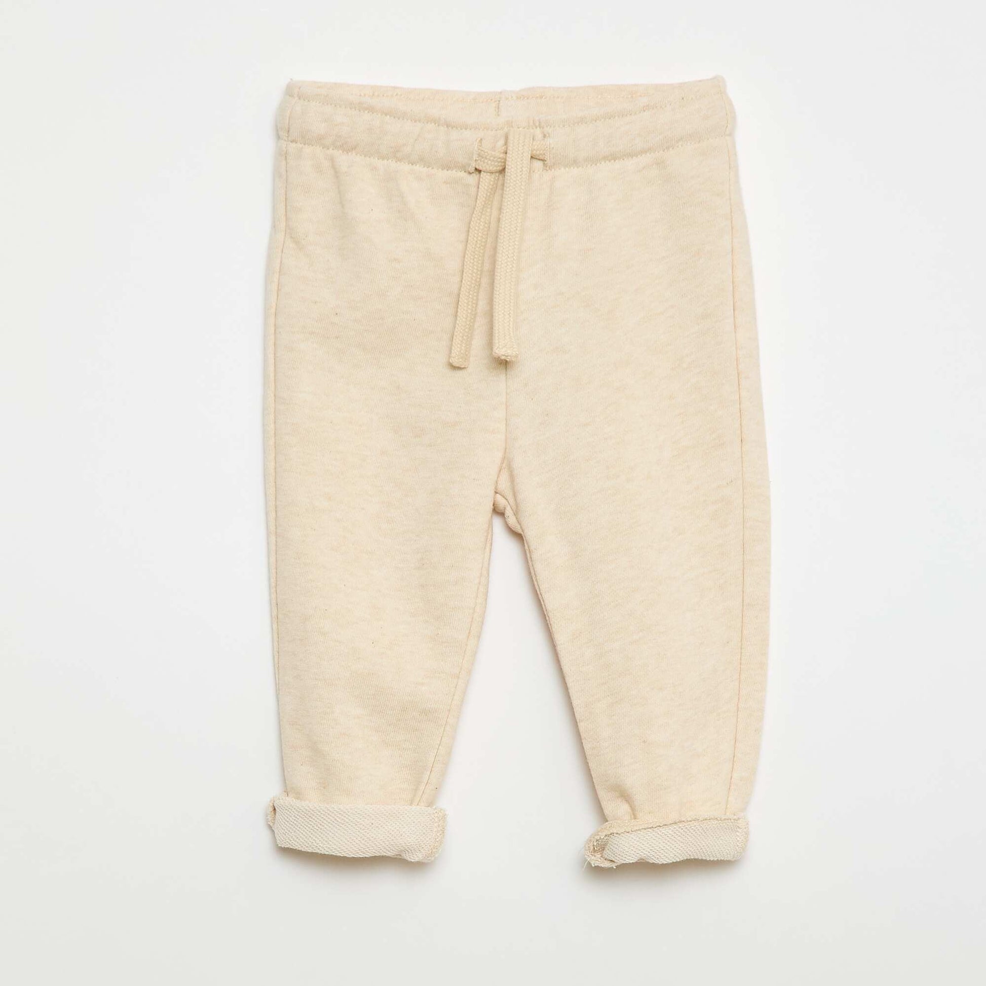 Pantalón de jogging en felpa francesa BEIGE
