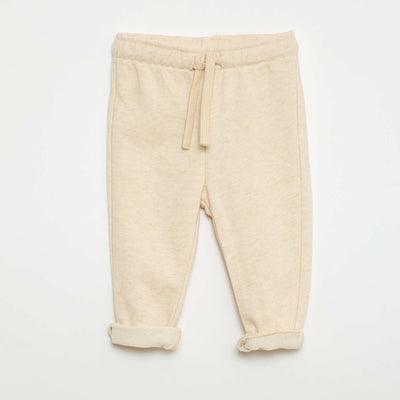 Pantalón de jogging en felpa francesa BEIGE