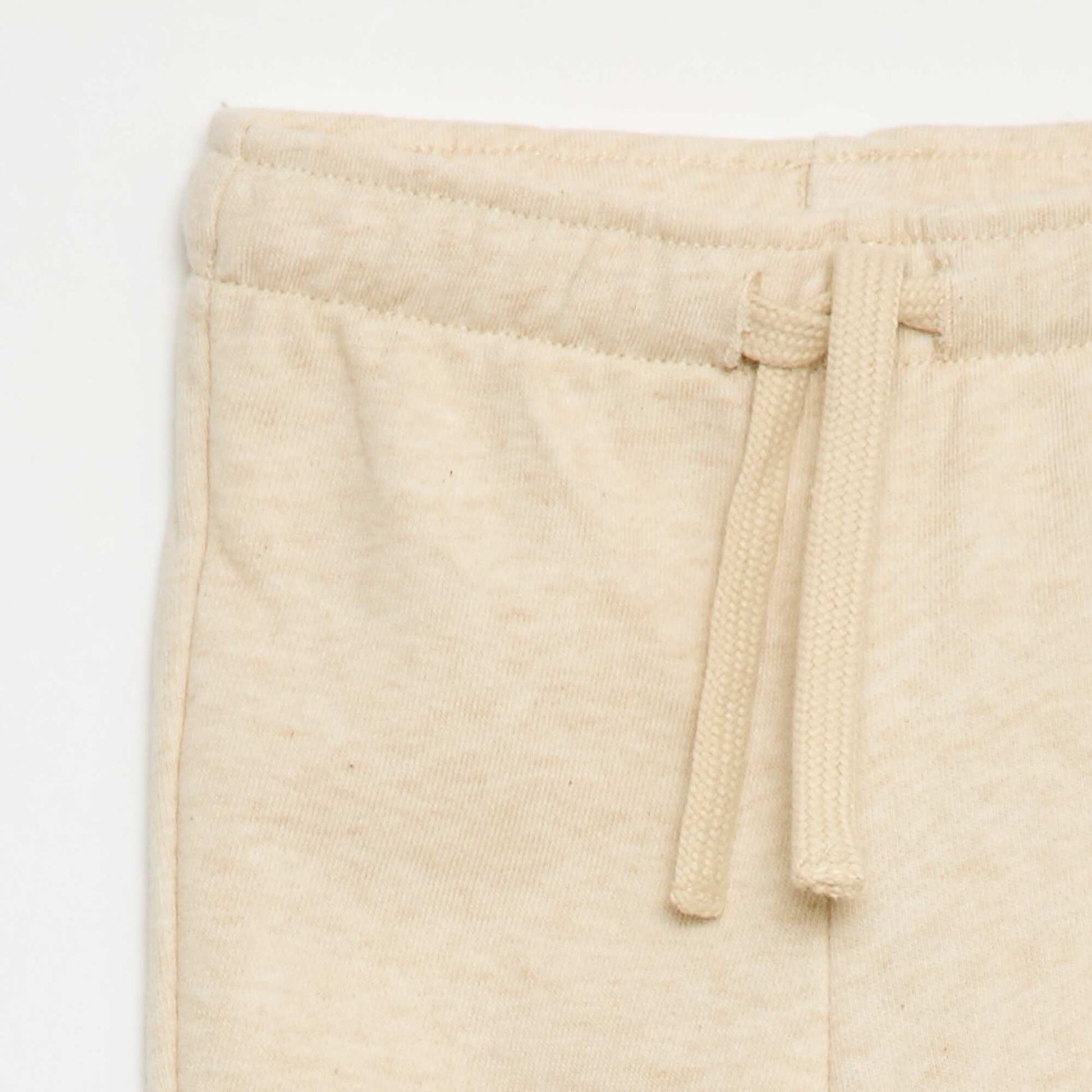 Pantalón de jogging en felpa francesa BEIGE