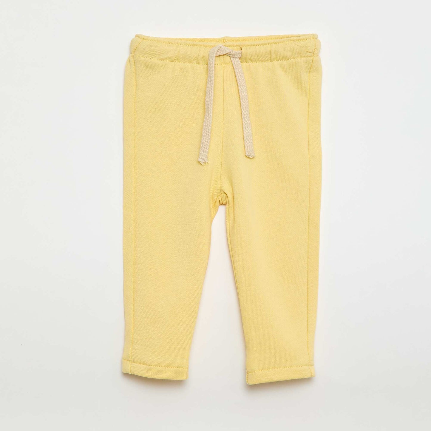 Pantalón jogging en felpa francesa AMARILLO