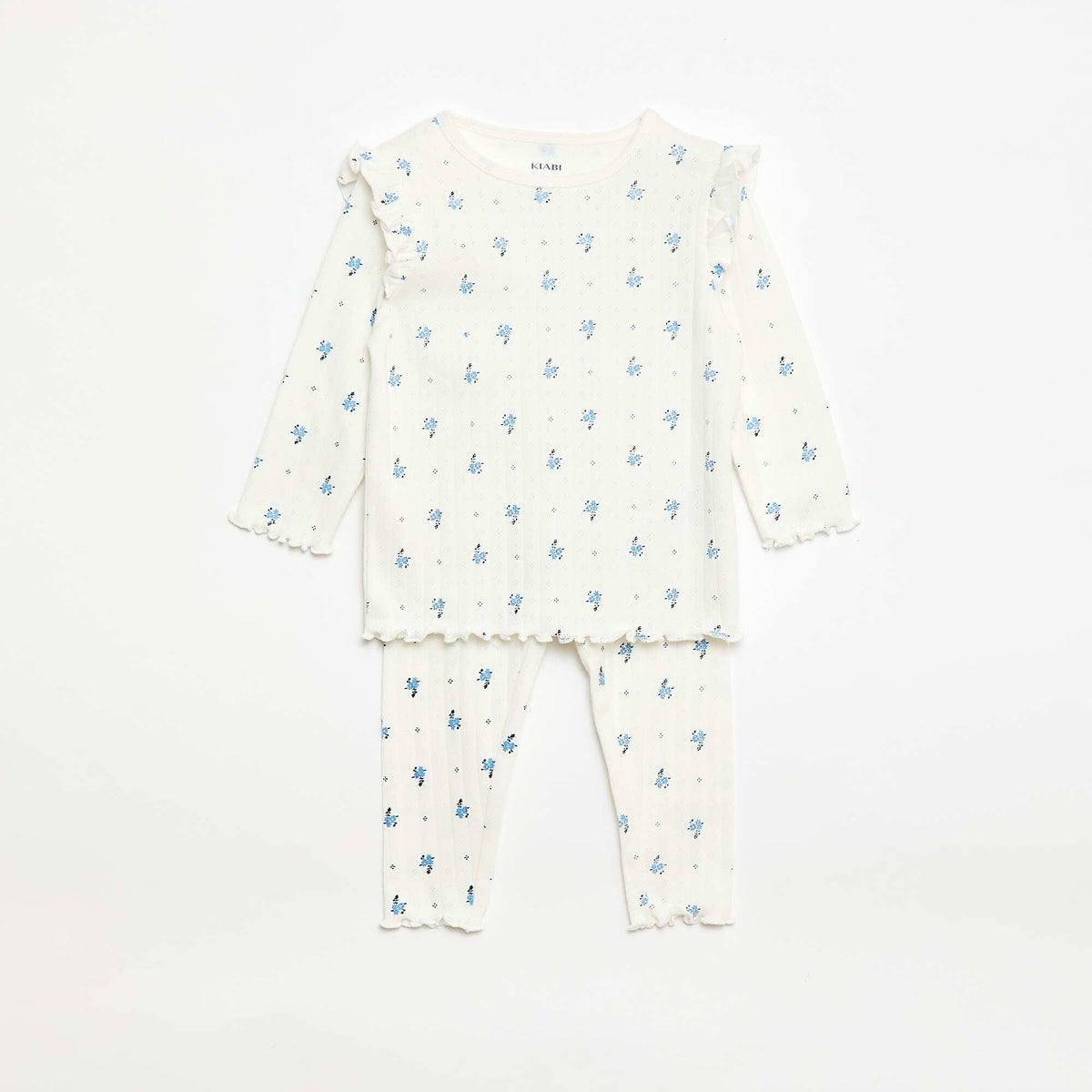 Conjunto de pijama de punto plumeti - 2 piezas BEIGE