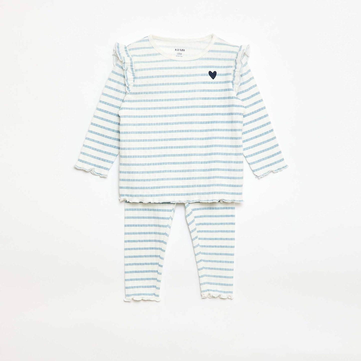 Conjunto de pijama de punto plumeti - 2 piezas BEIGE